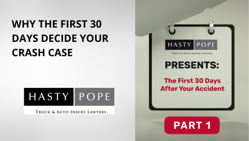 The first 30 days after your accident