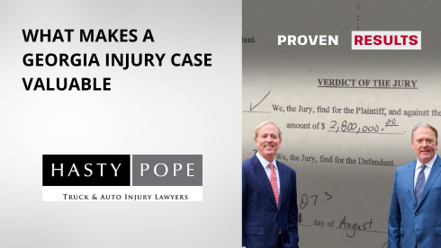 How Much Is My Personal Injury Case Worth in Georgia | Hasty Pope